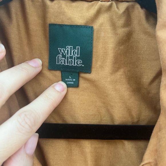 Wild Fable Cotton Tan Quilted Jacket - Picture 3 of 7